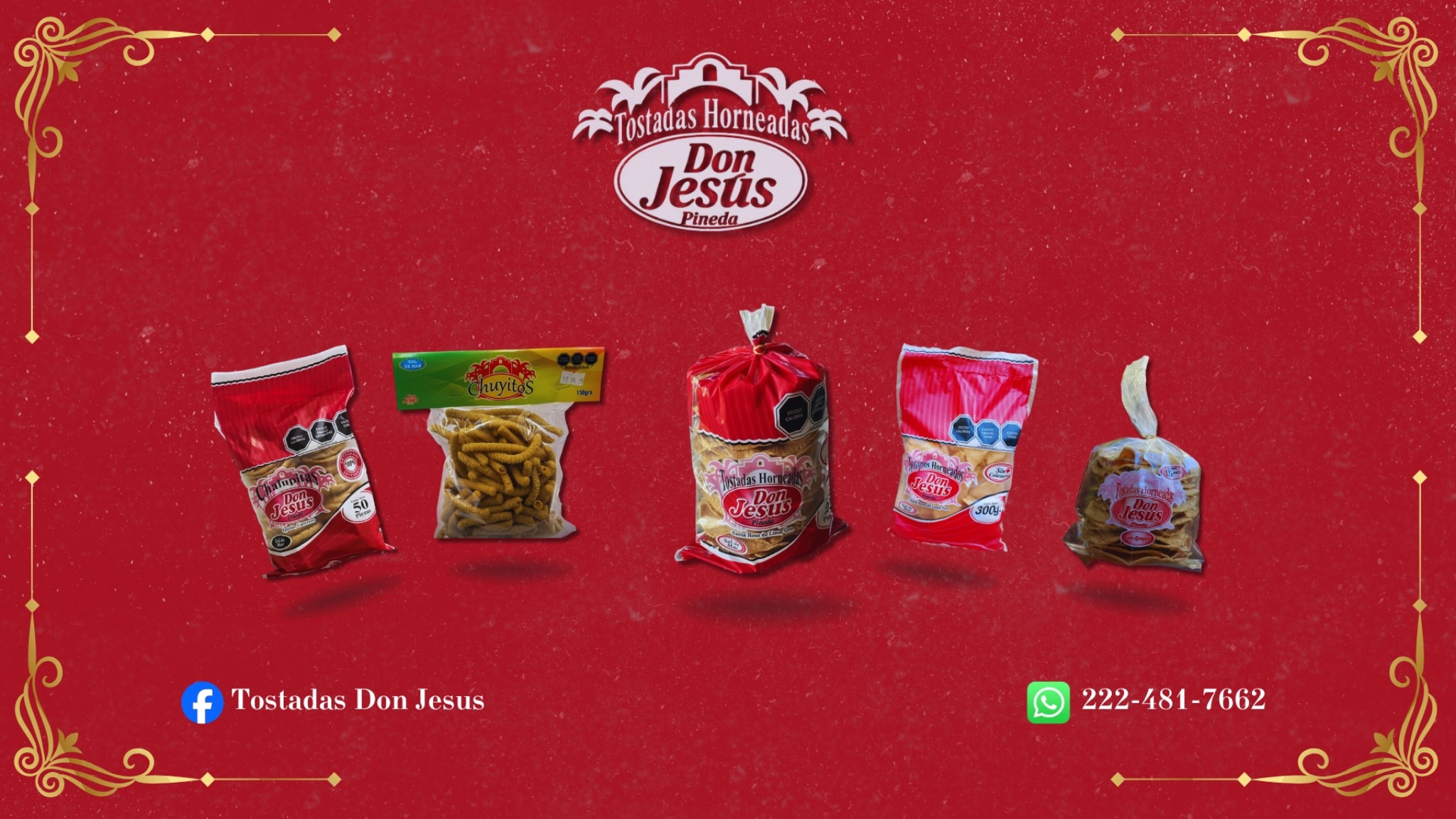 Presentación de productos Tostadas Don Jesús